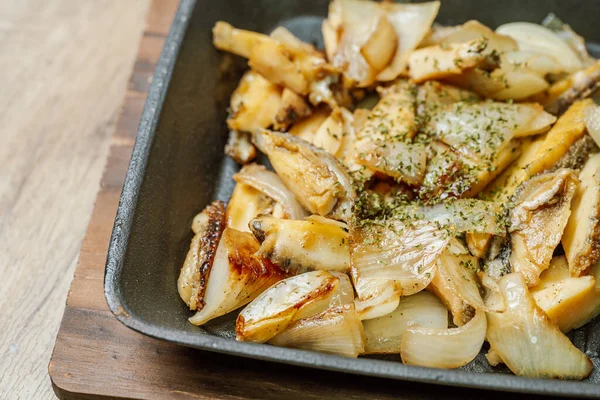 stock image jeonbok butter gui, Korean food grilled abalone with butter