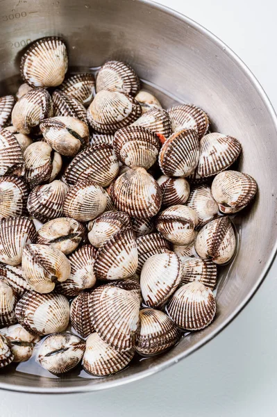 stock image       Fresh seafood cockles in a bowl