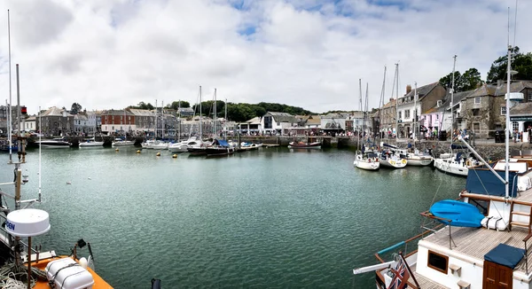 Padstow Cornwall Großbritannien Juni 2023 Eine Panoramische Landschaft Des Malerischen — Stockfoto