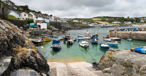 Coverack Cornwall Großbritannien Juni 2023 Landschaft Ansicht Der Traditionellen Cornischen — Stockfoto
