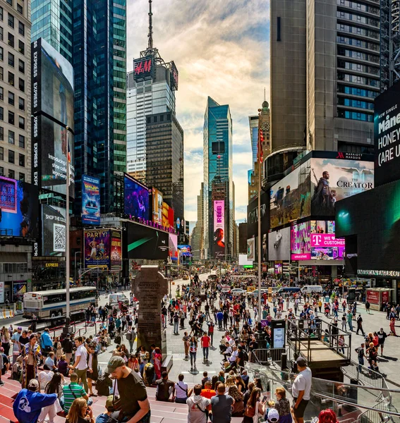 Tidigare New York Usa September 2023 Panoramautsikt Över Byggnader Och — Stockfoto
