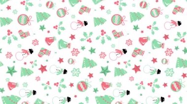 Mutlu yıllar. Noel Pastası Yatay Deseni