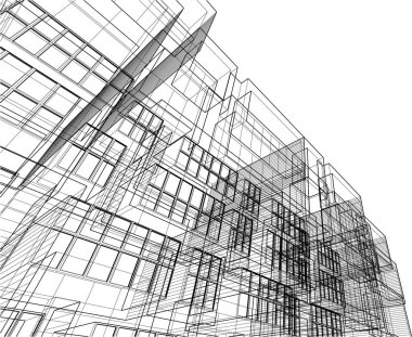 Grafik çizimi. siyah ve beyaz  