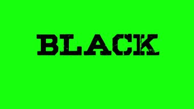 Kara Cuma tanıtım afişi animasyon, süper satış