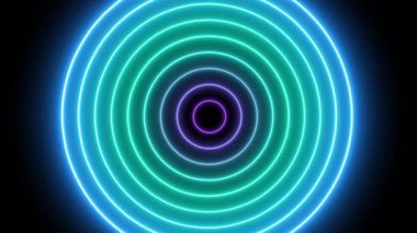 Neon çemberleri arkaplan görüntüsü 