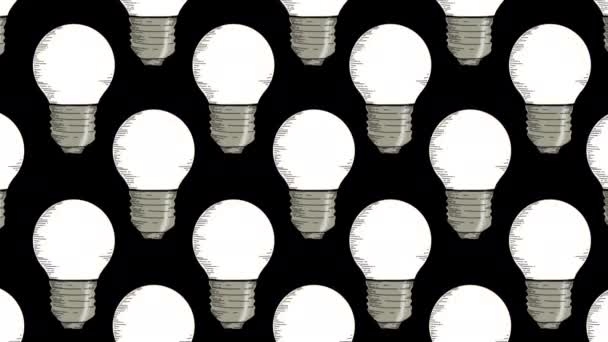 Lamp Pattern Animation Background — Video Stock