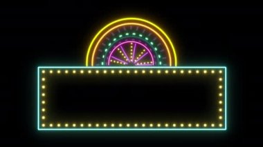 4k Neon Parlak Oteli Neon Işıklı İşaret Işığı Parıltısı Banner Arkaplanda Parıldayan Metin Oteli. Neon Işıkları Dekoratif Led Işıklı Sinyal Paneli Neon Oteli Titreşimli, Flash, Karanlık Gece Parıltısı