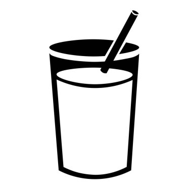 Beyaz arkaplanda izole edilmiş web tasarımı için ana hatlı süt cam simgesi