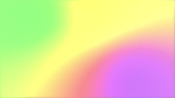 Neon Abstracte Wazig Gradiënt Mesh Achtergrond Lichte Zachte Kleuren Kleurrijke — Stockvideo