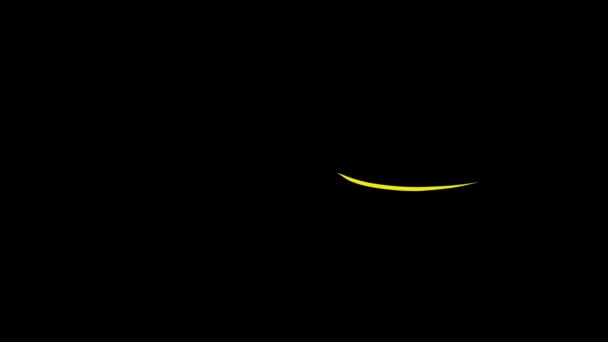 Новогодний Фейерверк Празднования Петля Бесшовные Изолированы Черном Фоне Движения Абстрактный — стоковое видео