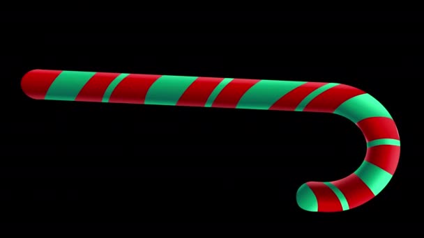 배경에 애니메이션 현실적인 지팡이 — 비디오