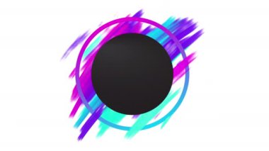 Neon Boyası Çerçeve 4k 