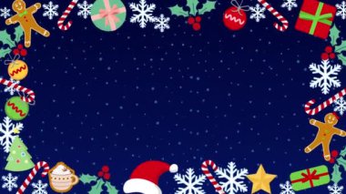 Noel arkaplanı, şablon uzay metnini kopyalamak için kullanılabilir 