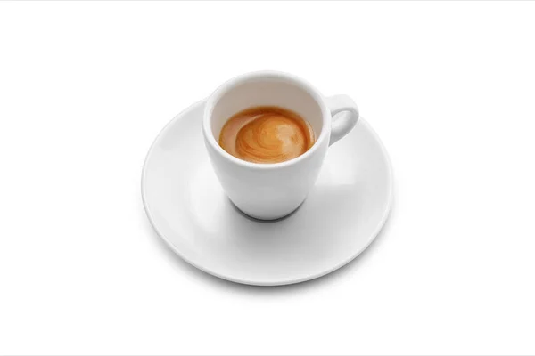Kaffeetasse Isoliert Auf Weißem Hintergrund — Stockfoto