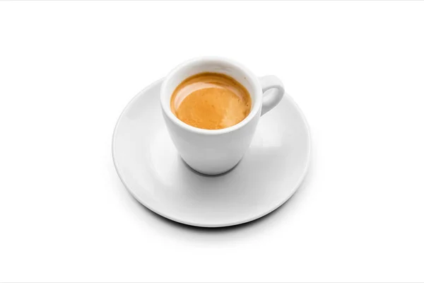 Filiżanka Kawy Izolowana Białym Tle — Zdjęcie stockowe