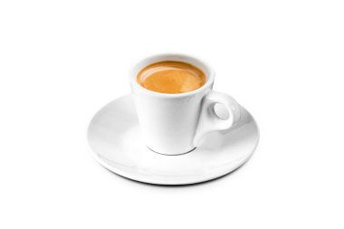 Kahve fincanı beyaz arka planda izole