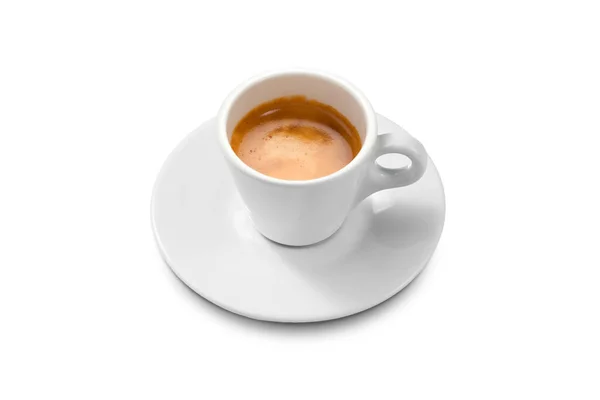 Чашка Кофе Изолированы Белом Фоне — стоковое фото