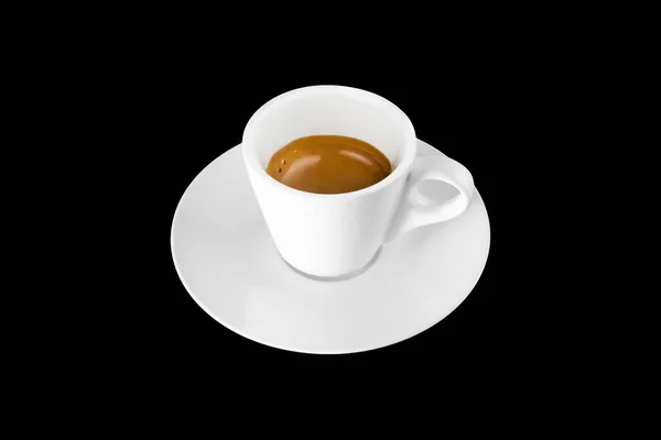Coffee Cup Isolated Black Background — Stock Photo, Image