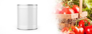 Konserveli Domatesler için Reklam Şablonu