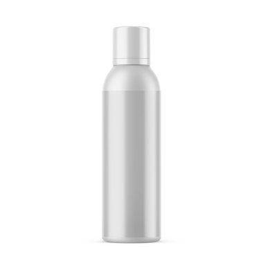 Cosmetic bottle mockup on white background. 3D rendering
