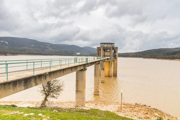 Stock image View of the dam on the river. Beni Metir, Jendouba, Tunisia