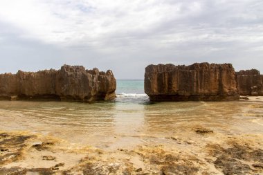 Rimel, Bizerte, Tunus sahillerinde güzel bir gün.