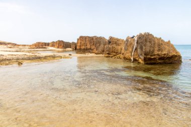 Rimel, Bizerte, Tunus sahillerinde güzel bir gün.