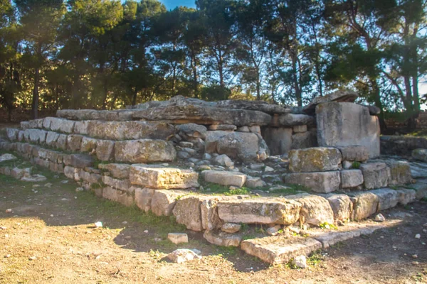 튀니지 서부의 돌멩이 Megaliths Ells Kef Tunisia Exploration Ancient Megaliths — 스톡 사진