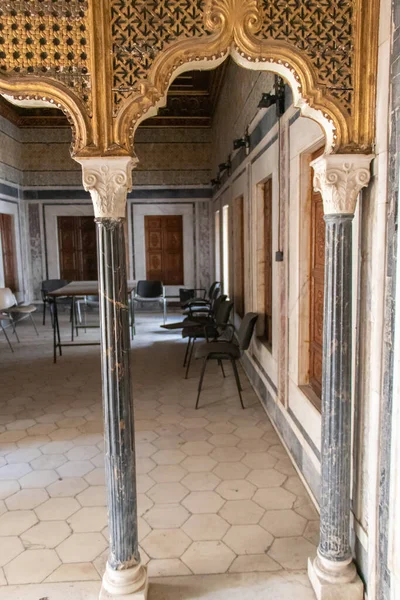 Realeza Tunisina Visite Museu Dar Lasram Hammouda Pacha Palácio Construído — Fotografia de Stock