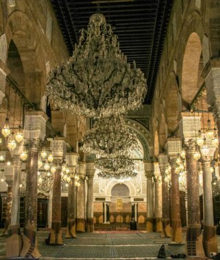 Tarihi Zitouna Camii. Tunus Medine 'sindeki Tunus Mirası