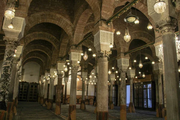 Mesquita Histórica Zitouna Património Tunísia Medina Tunes — Fotografia de Stock