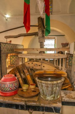 Bir Barrouta Anıtı. Kairouan, Tunus 'ta Kubbe Kuyusu.