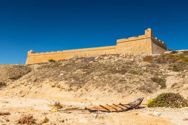 Tunus, Mahdia 'daki Borj El Kbir Kalesi. Kuzey Afrika