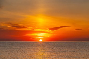 Tunus Okyanusunda Gün Batımı