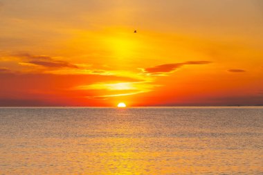 Tunus Okyanusunda Gün Batımı