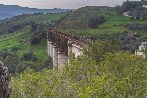 Beja Beşinci Köprüsü Kantara Khamsa Tunus Beja Birbirine Bağlayan Tarihi — Stok fotoğraf