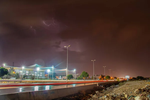 Lightning Sky Uma Exibição Cativante Poder Natureza — Fotografia de Stock