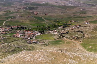 Tunus 'taki Senam Dağı' nın Manzaralı Manzarası.