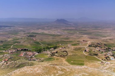 Tunus 'taki Senam Dağı' nın Manzaralı Manzarası.