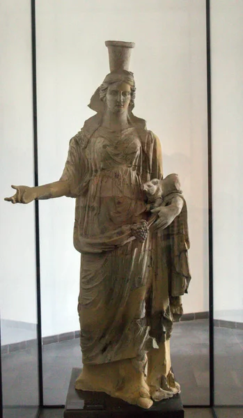 Escultura Estatua Antigua Museo Nacional Del Bardo — Foto de Stock