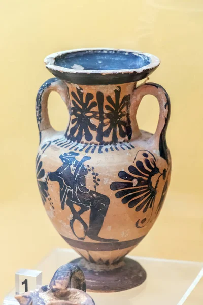 Φοινικικά Και Καρχηδονικά Αντικείμενα Στο Utica Punic Και Ρωμαϊκό Μουσείο — Φωτογραφία Αρχείου