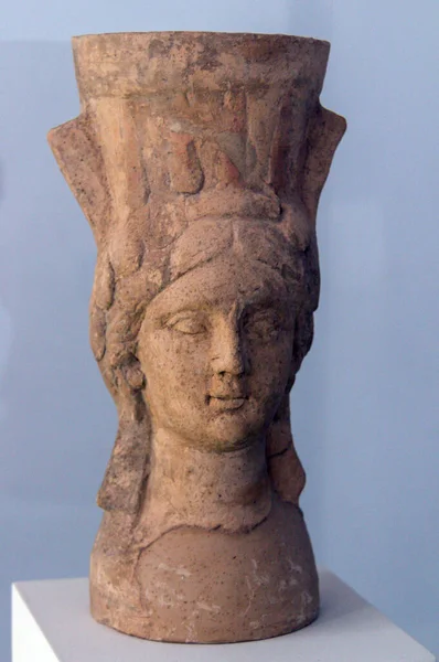 Αρχαία Γλυπτική Αγάλματος Στο Εθνικό Μουσείο Μπάρντο — Φωτογραφία Αρχείου