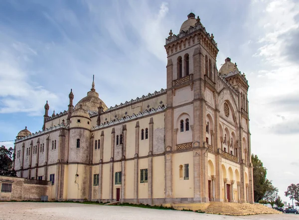 Sint Lodewijk Kathedraal Van Carthago Tunesië Een Prachtig Stuk Architectuur — Stockfoto