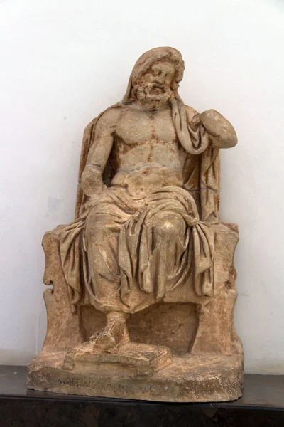 Давня Карфагенська Статуя Національному Музеї Бардо Туніс Туніс — стокове фото