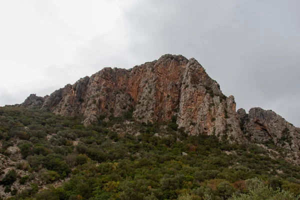 Величний Джибель Загутан Приголомшлива Гора Тунісу — стокове фото