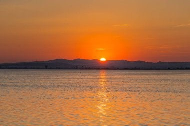 Tunus Okyanusunda Gün Batımı