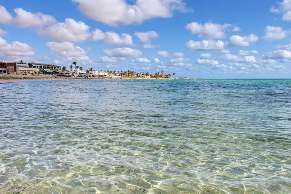 扎齐斯海滩 突尼斯南部的海岸美景 — 图库照片#