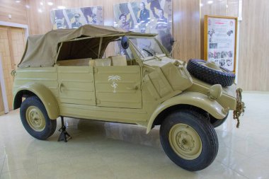 Rommel 'in Savaş Kalıntısı: Mareth Askeri Müzesi, Tunus' taki Vintage Askeri Araç