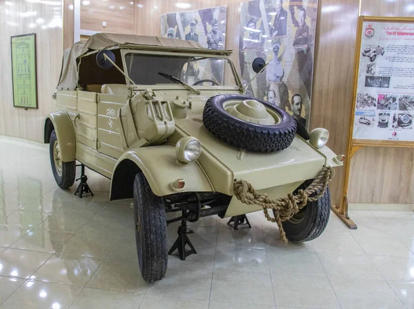 Relíquia Guerra Rommel Veículo Militar Vintage Museu Militar Mareth Tunísia — Fotografia de Stock