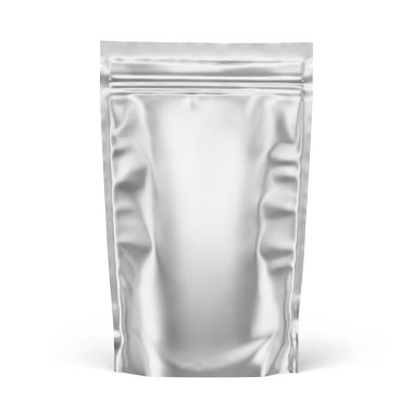 Ayağa Kalkın Poşet Model 3B Beyaz Arkaplanda İzole Edilmiş